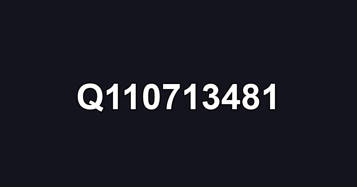 Q110713481