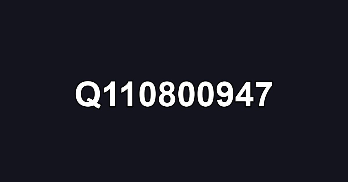 Q110800947