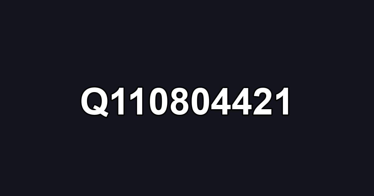 Q110804421