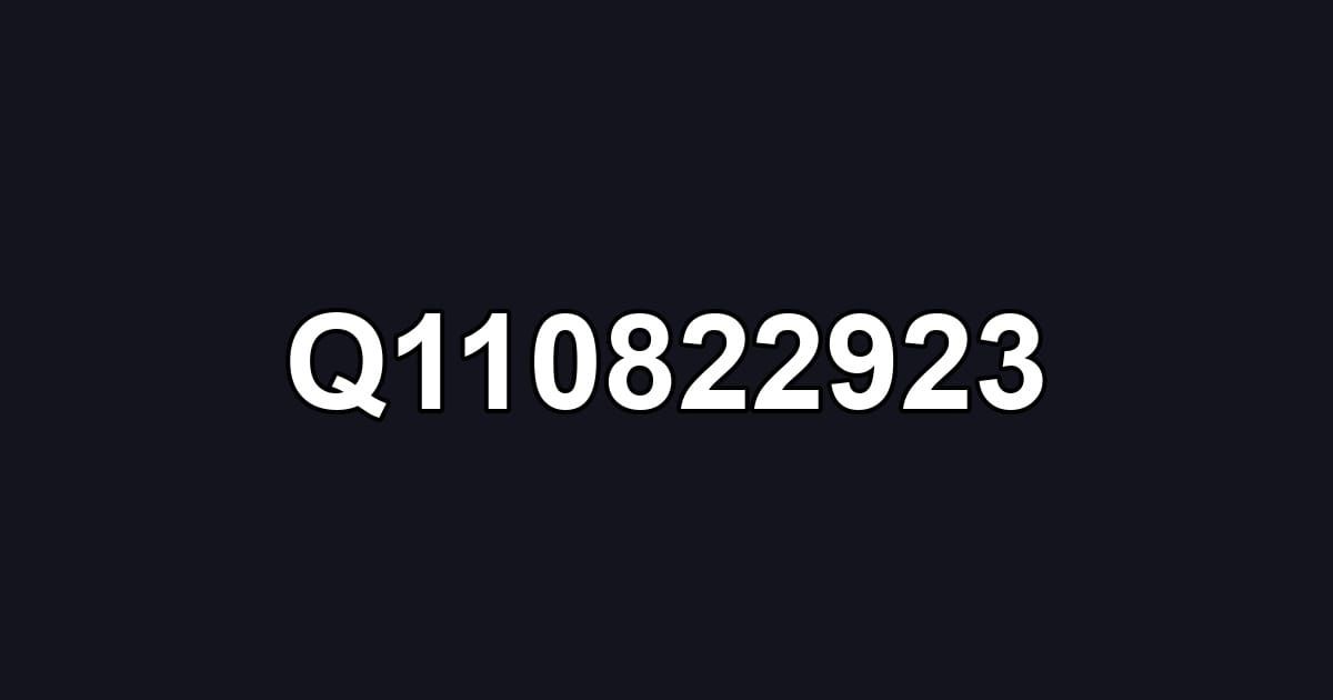 Q110822923