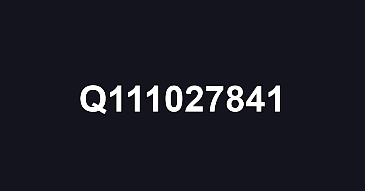 Q111027841