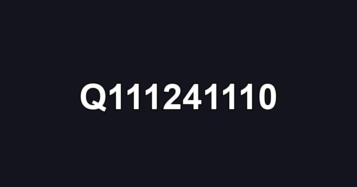Q111241110