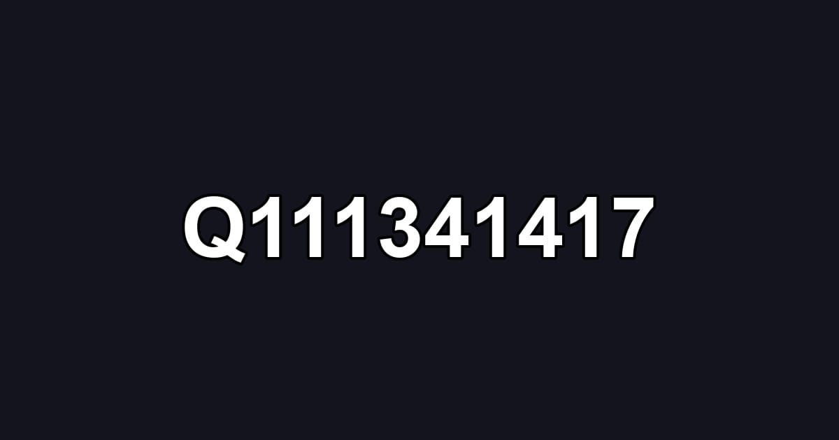 Q111341417