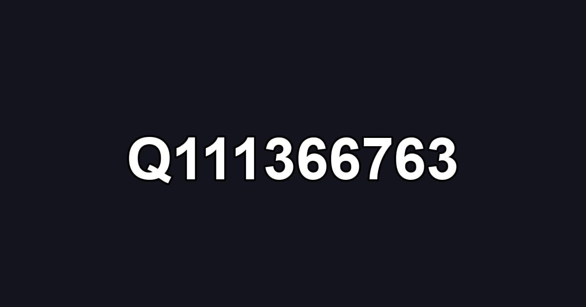 Q111366763