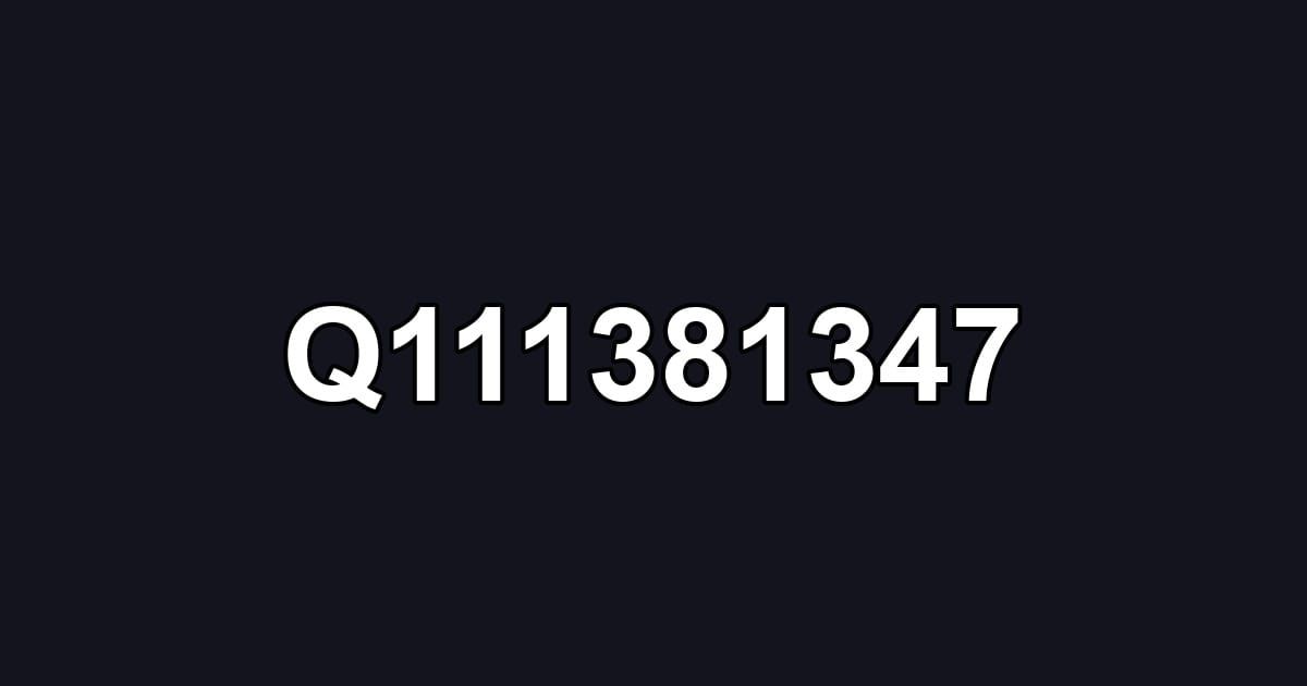 Q111381347