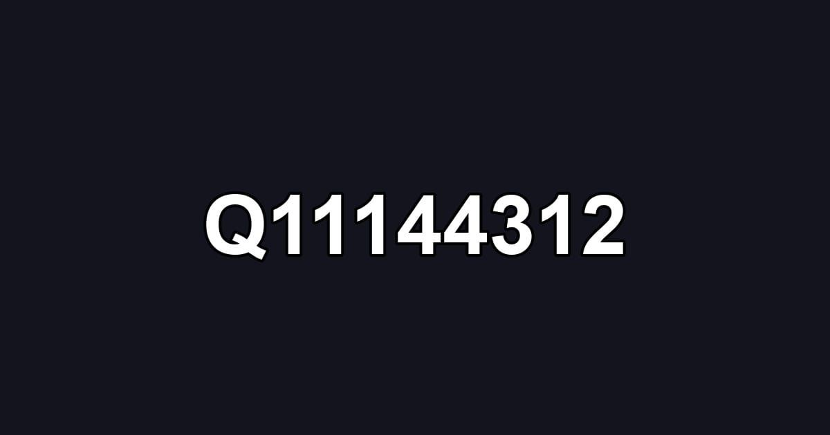 Q11144312