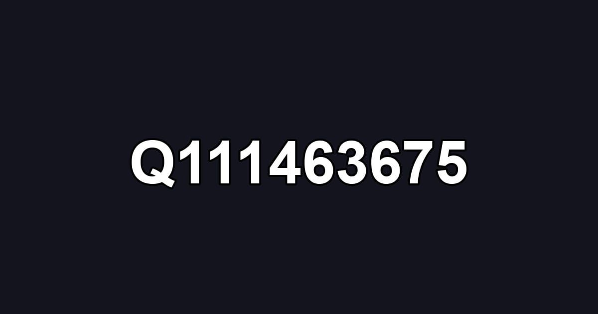 Q111463675