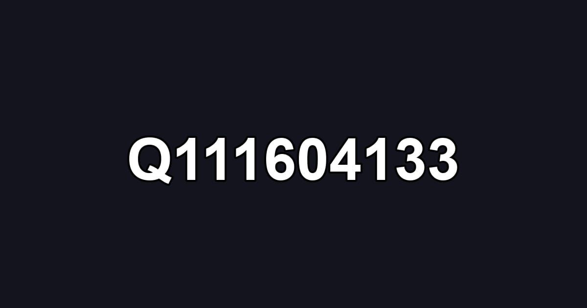 Q111604133