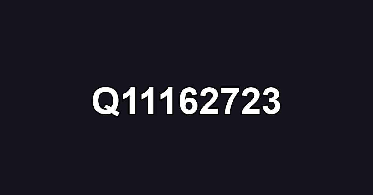 Q11162723