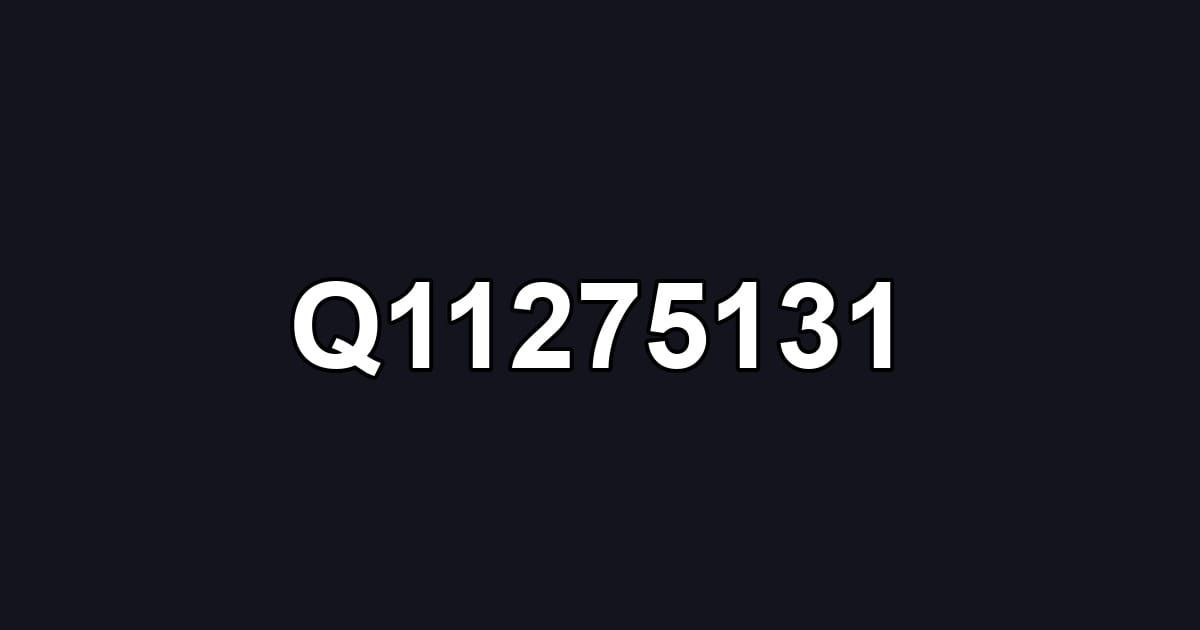 Q11275131