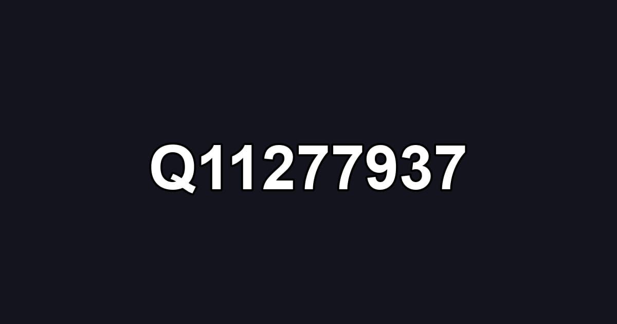 Q11277937