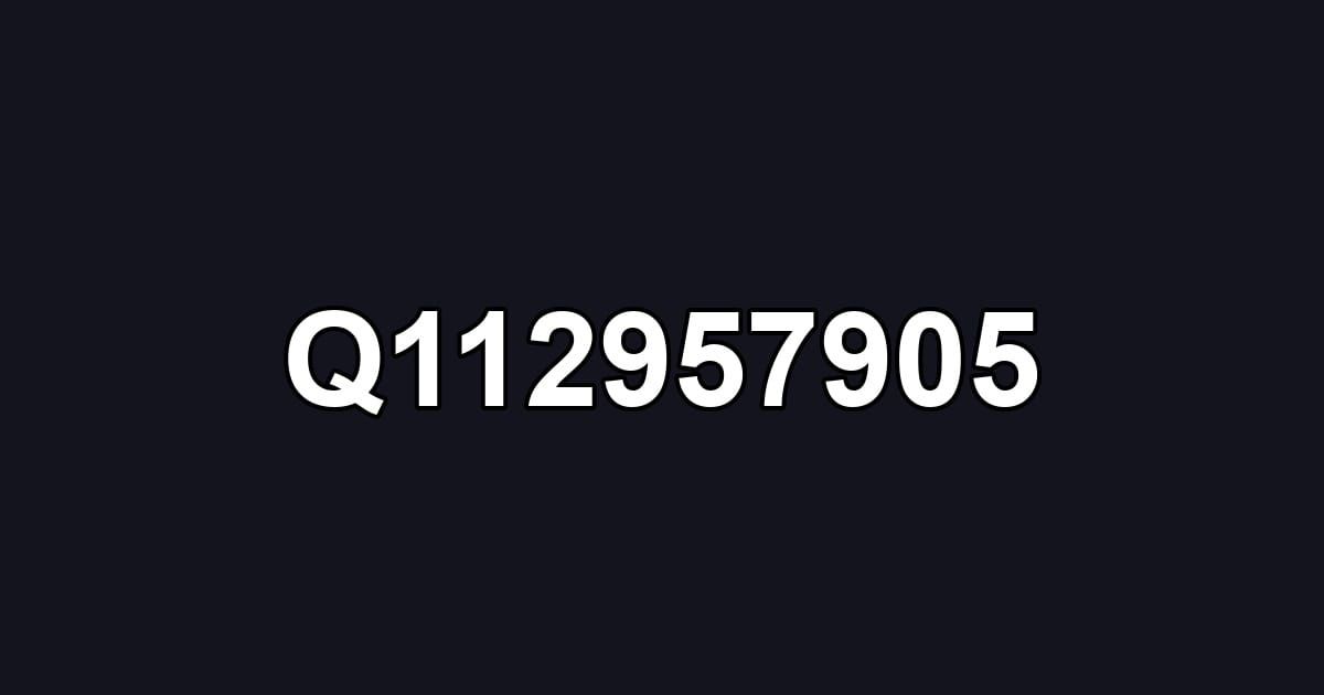 Q112957905