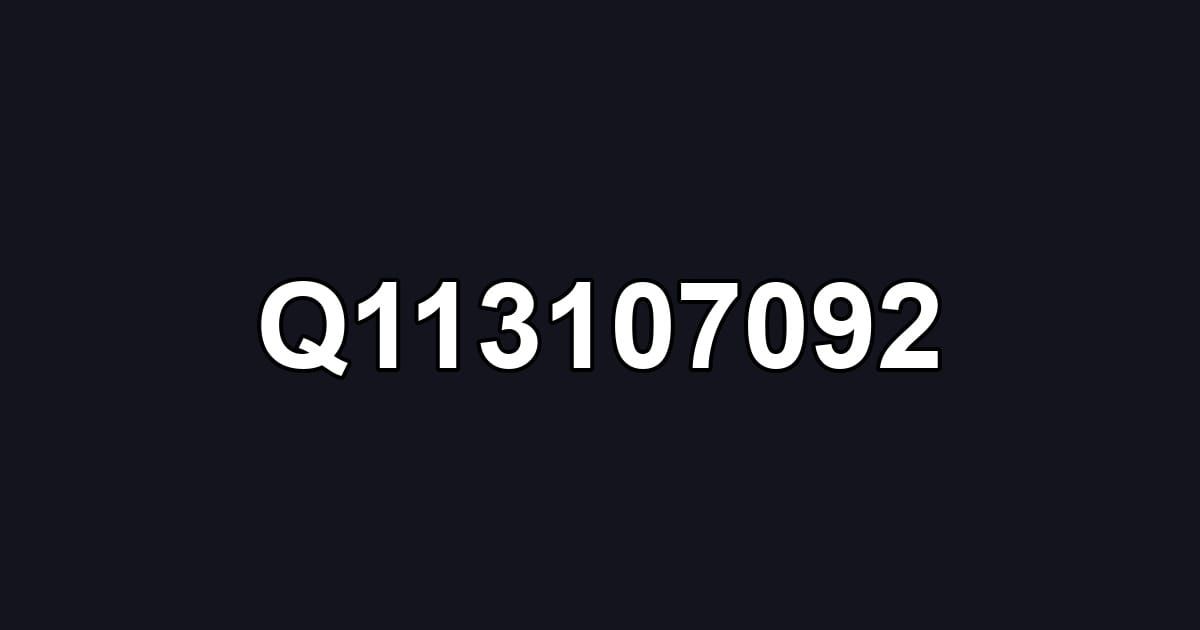 Q113107092