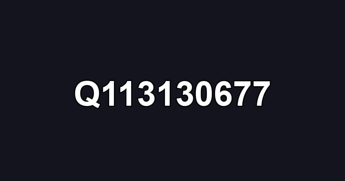 Q113130677