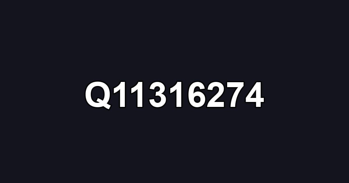 Q11316274