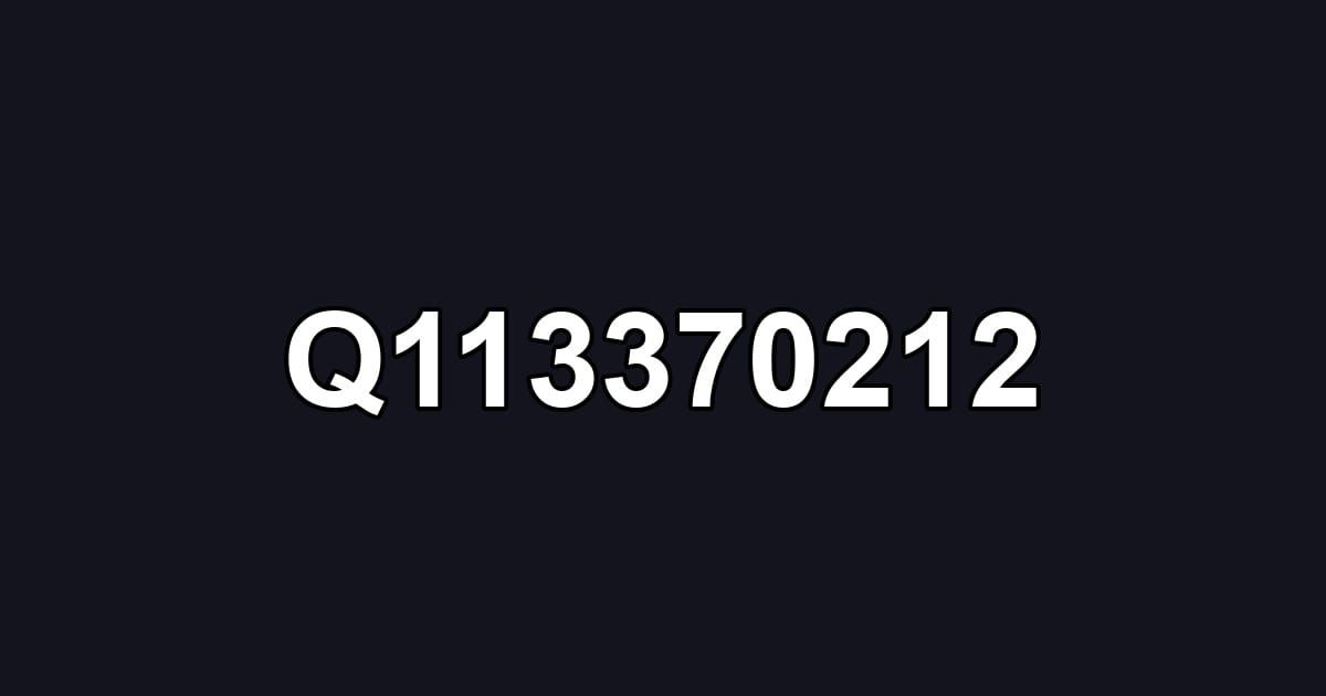 Q113370212