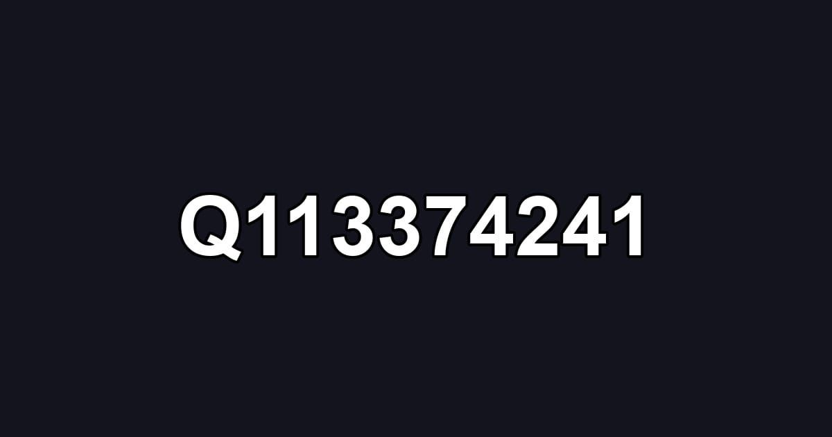 Q113374241