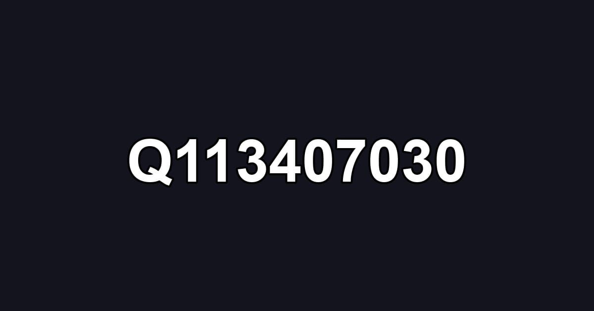 Q113407030