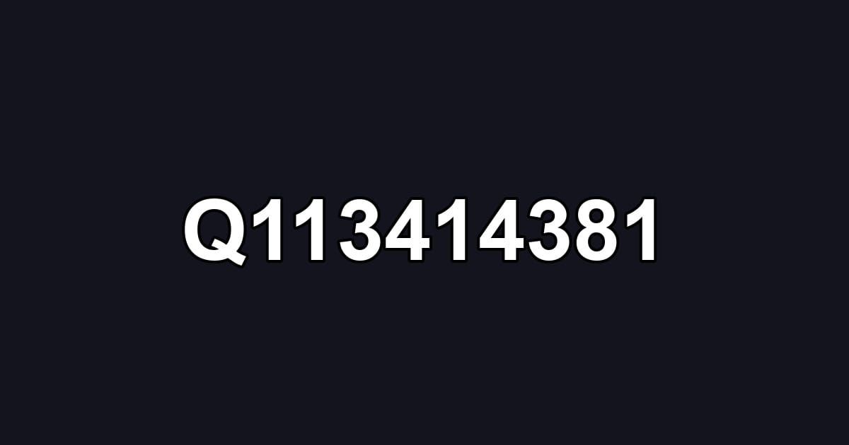 Q113414381