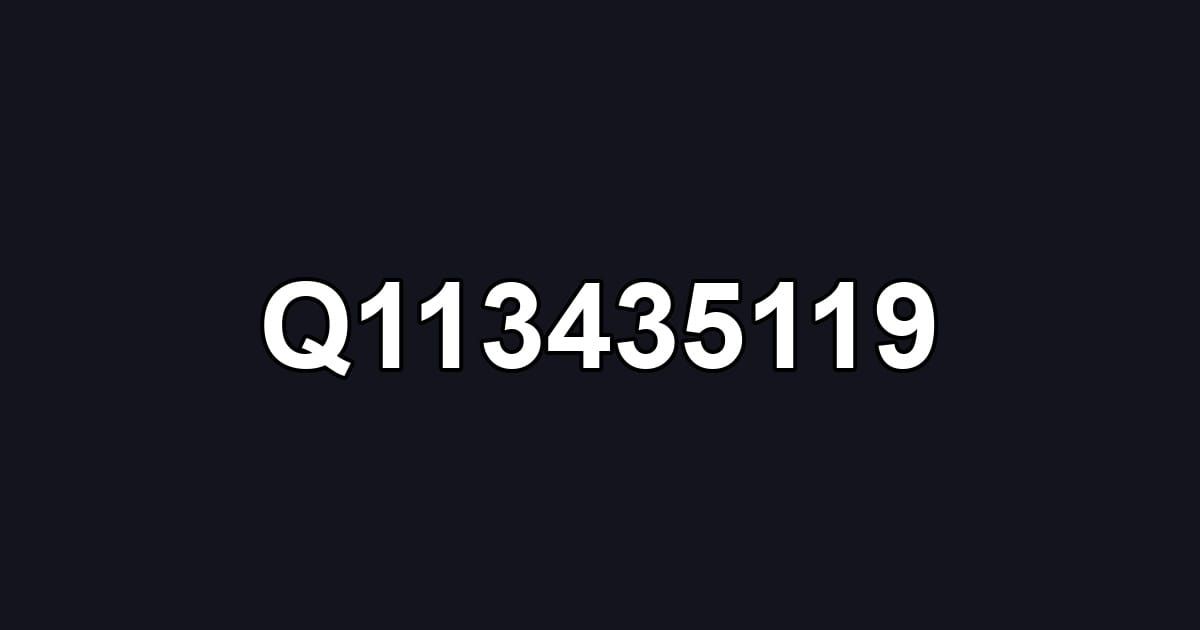Q113435119