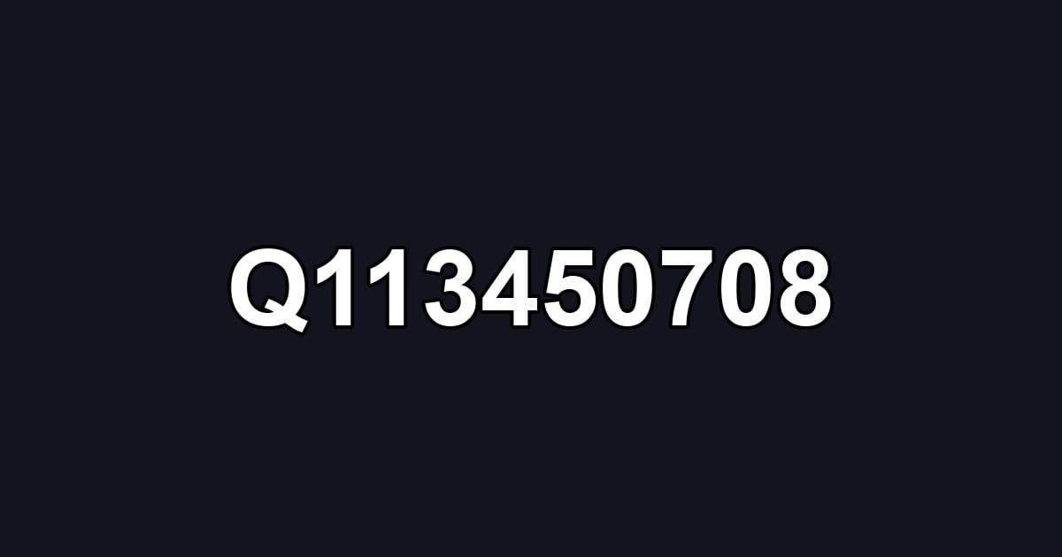 Q113450708