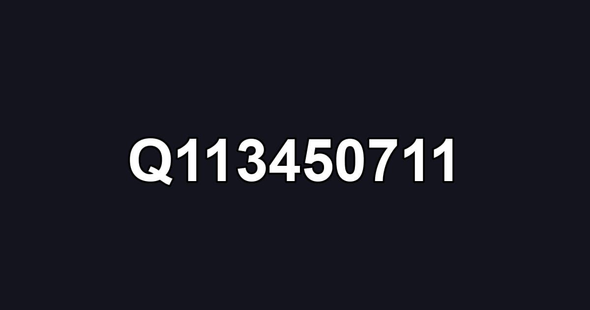 Q113450711
