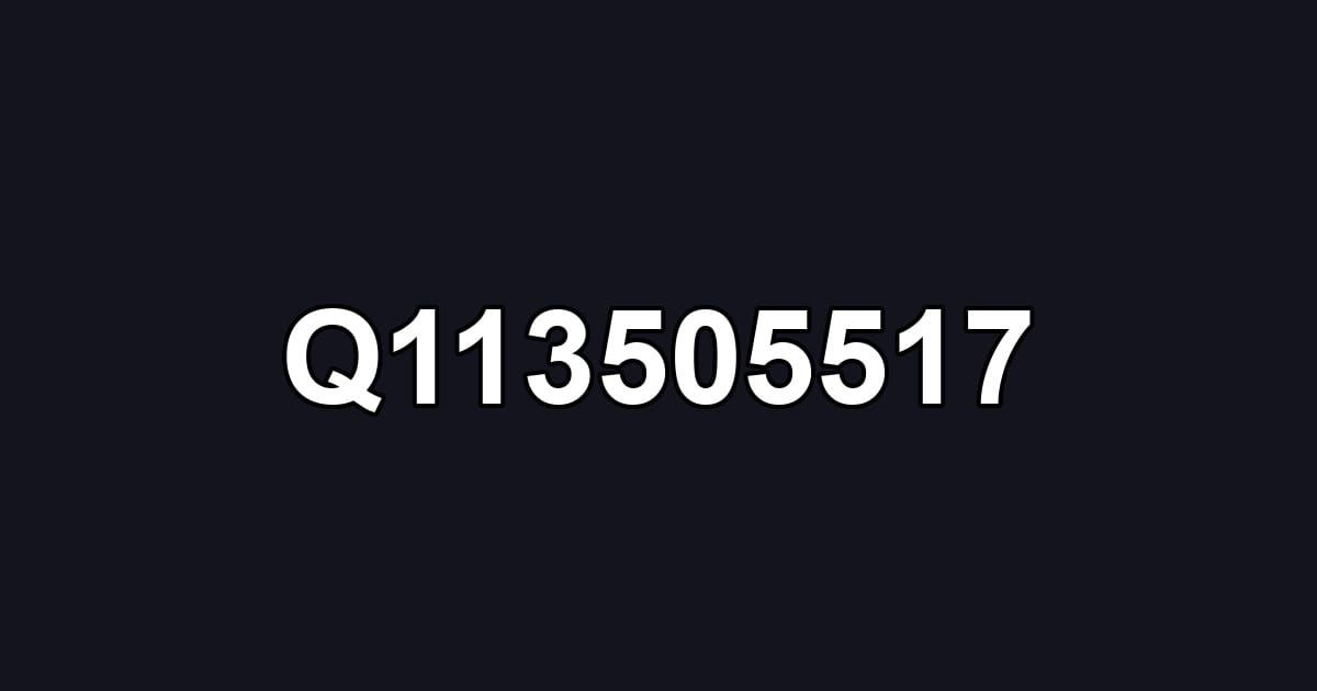 Q113505517
