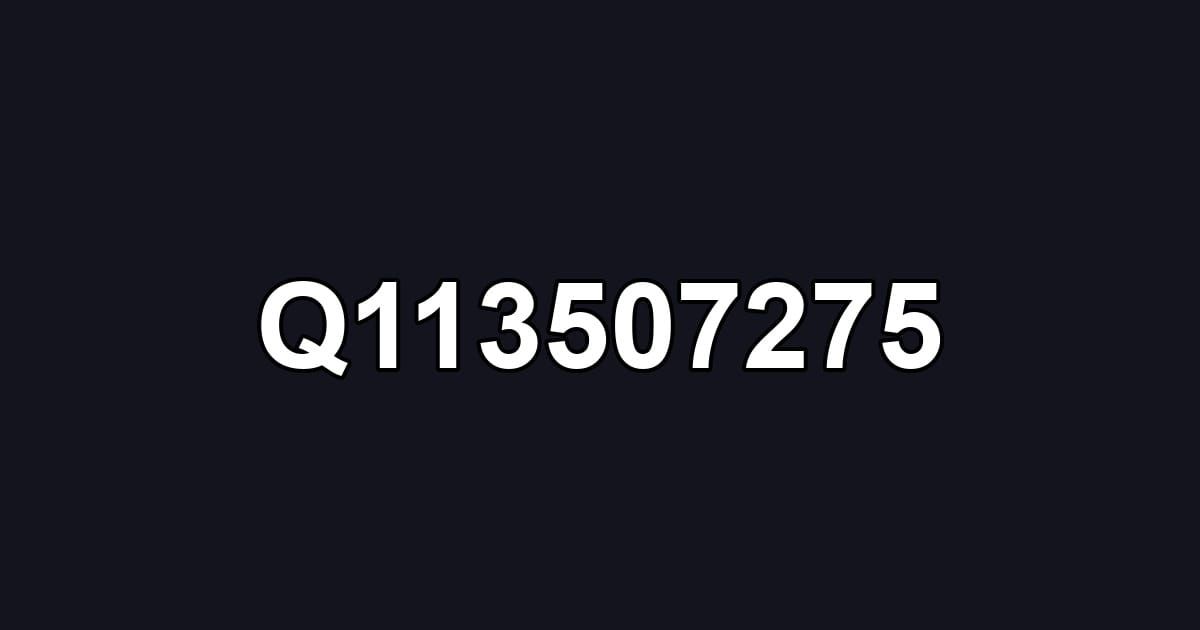 Q113507275