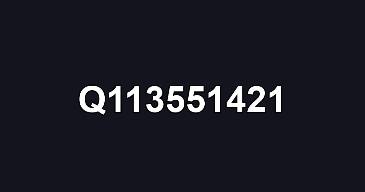 Q113551421