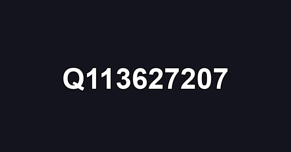 Q113627207