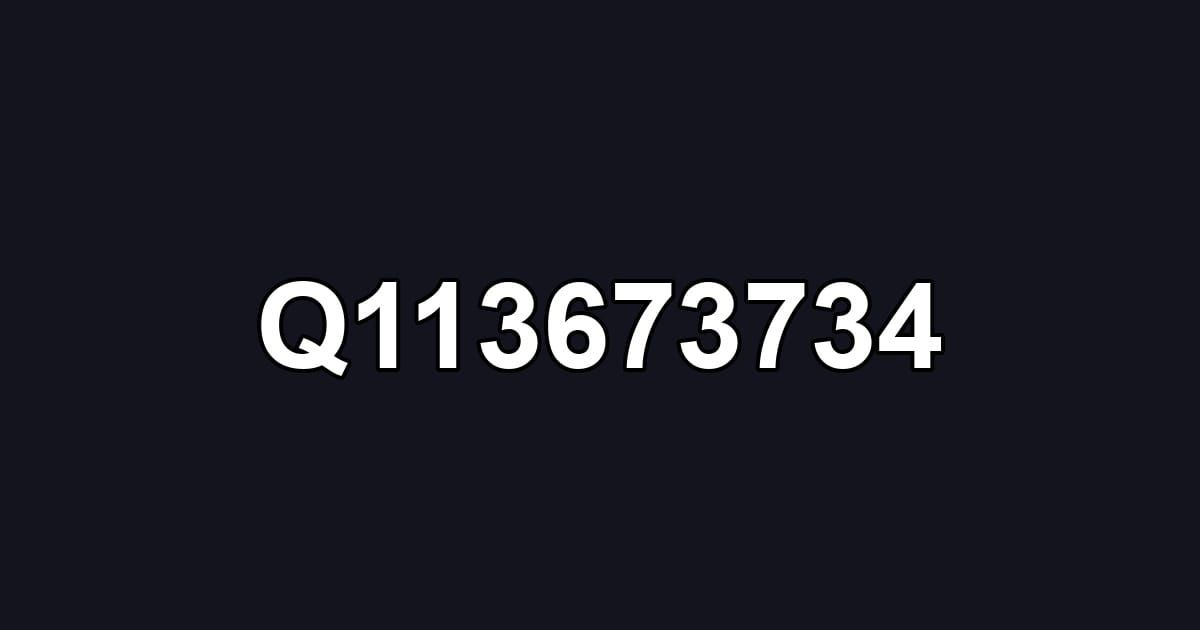 Q113673734
