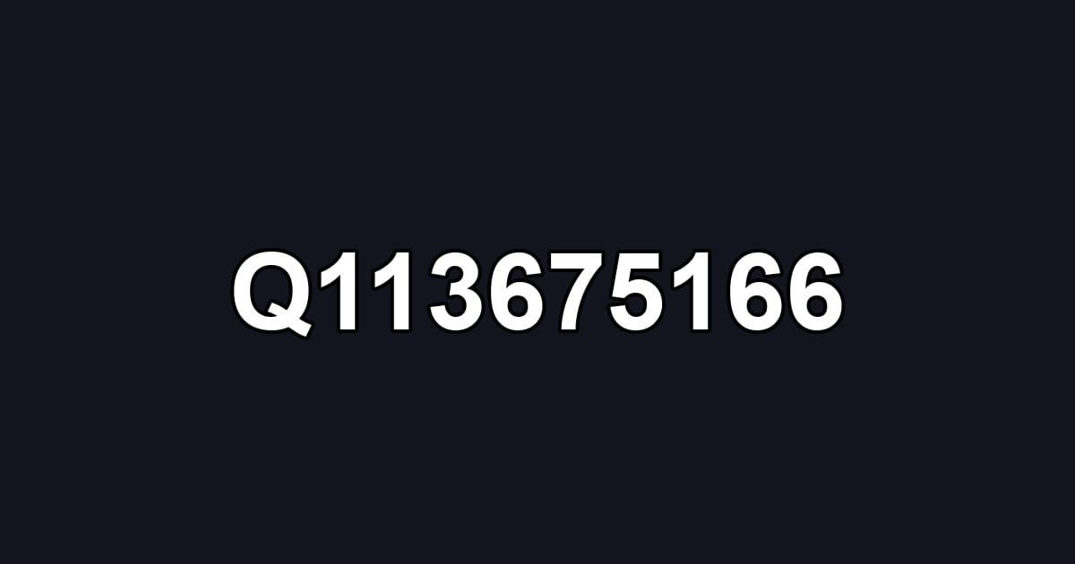 Q113675166