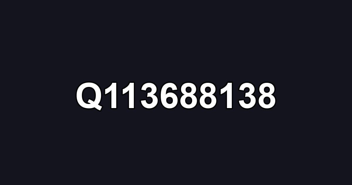 Q113688138