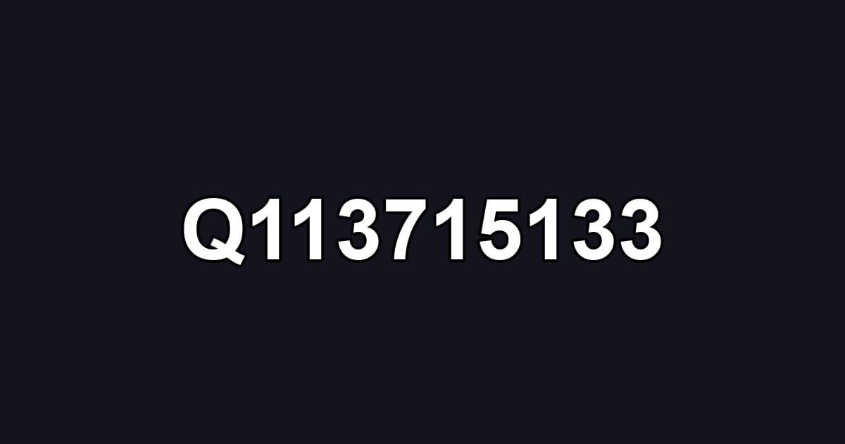 Q113715133