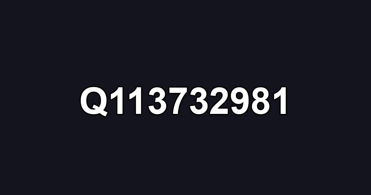 Q113732981
