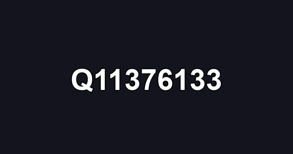 Q11376133