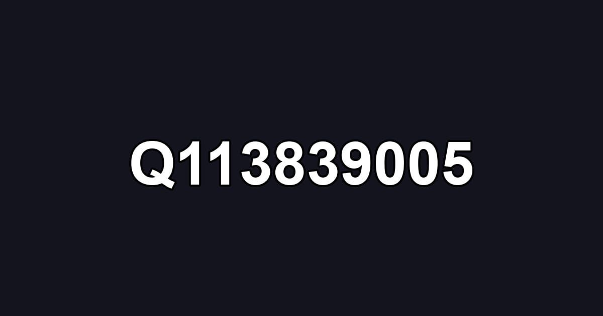 Q113839005