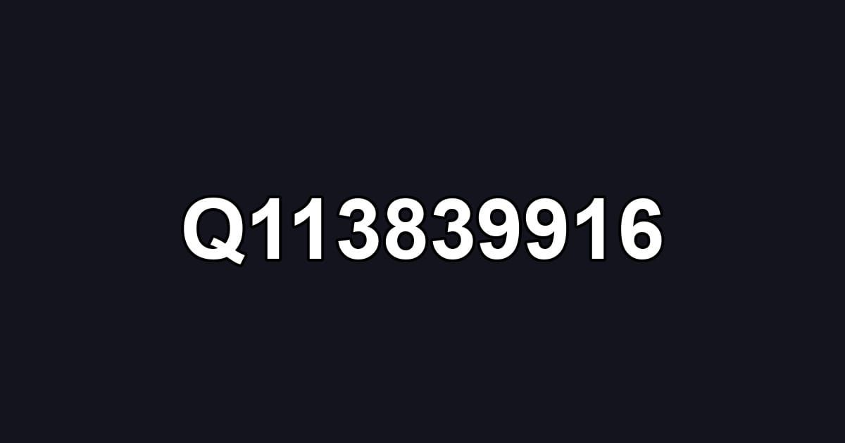 Q113839916