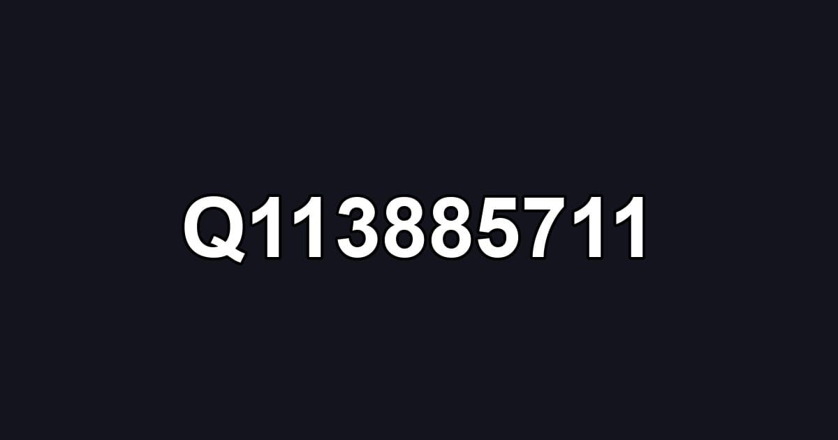 Q113885711