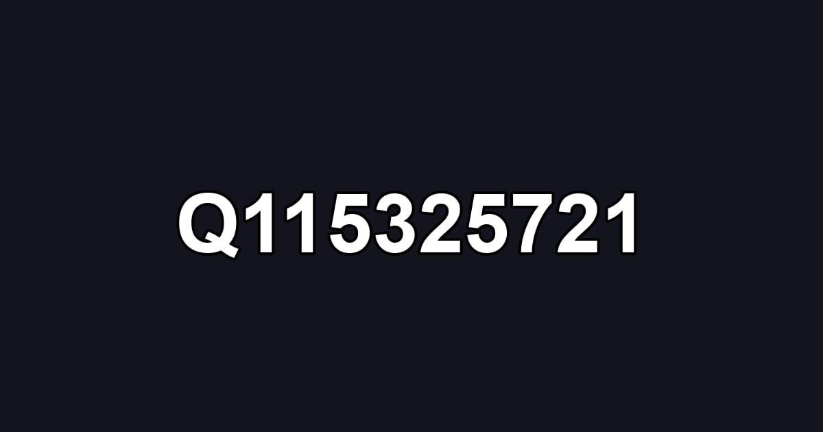 Q115325721