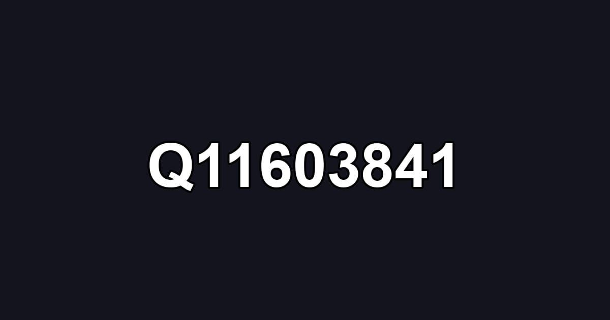 Q11603841