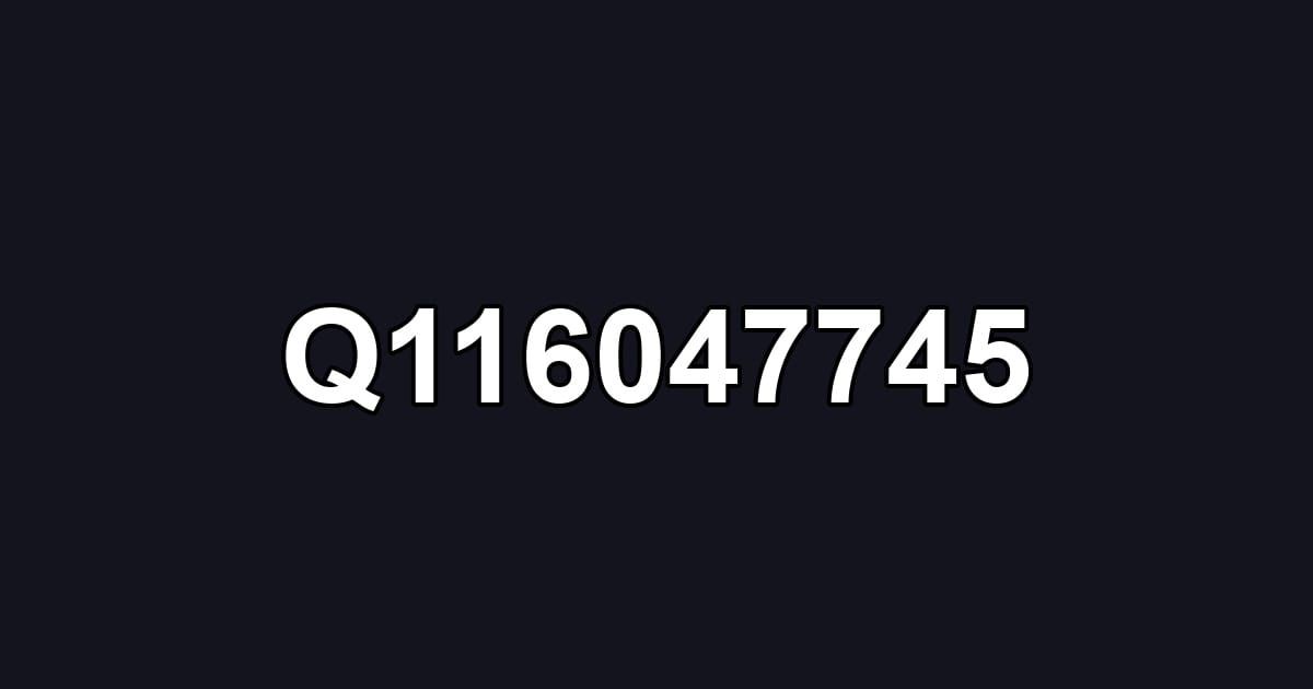 Q116047745