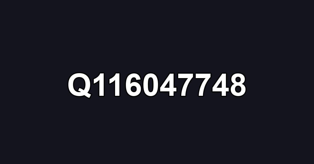 Q116047748