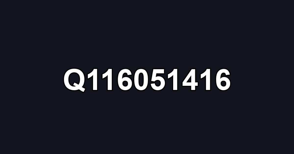 Q116051416