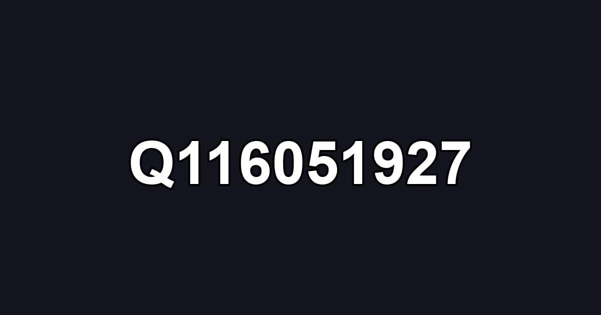 Q116051927