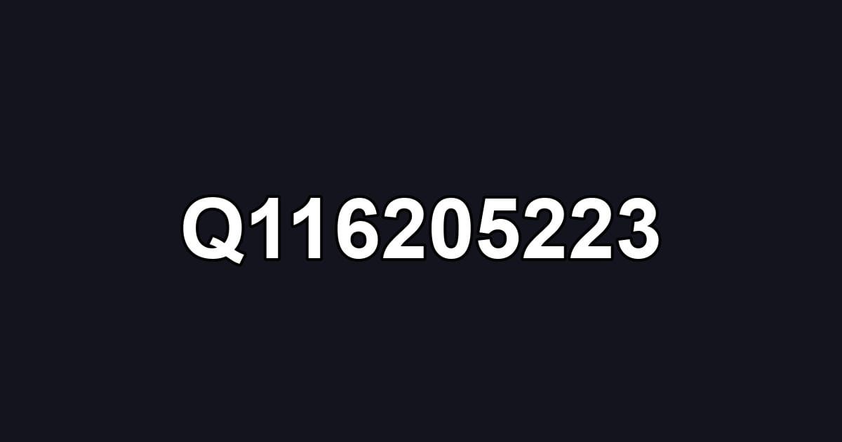 Q116205223