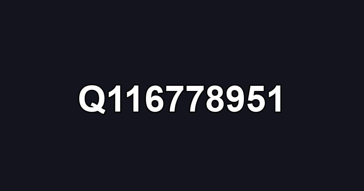 Q116778951