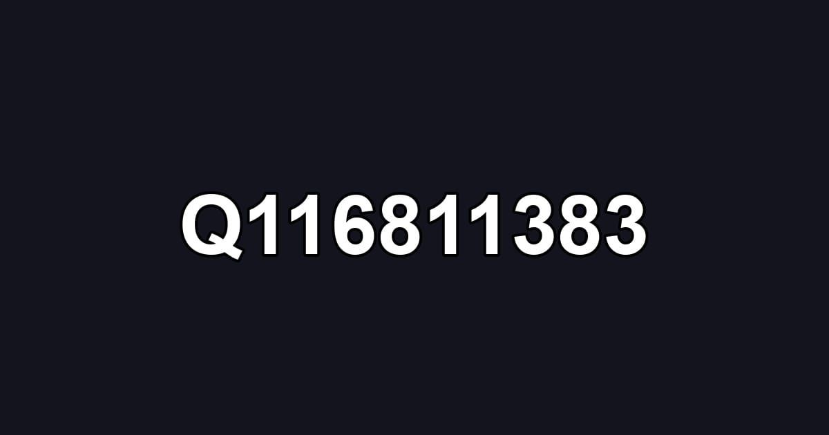 Q116811383