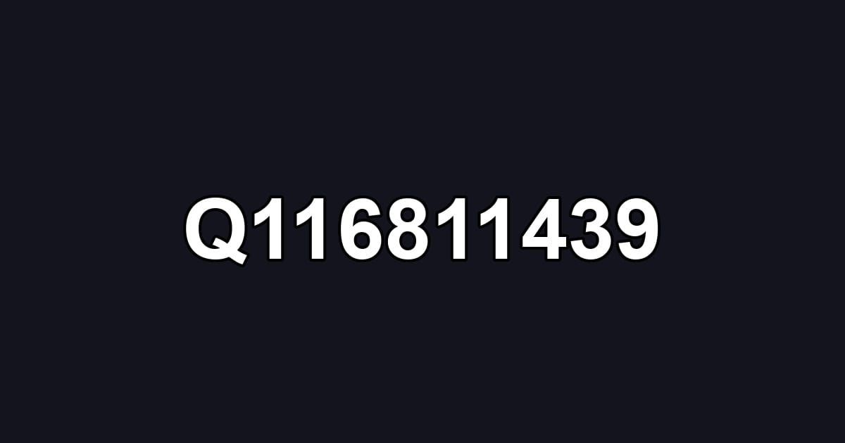 Q116811439