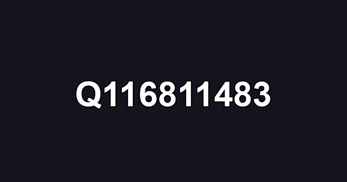 Q116811483